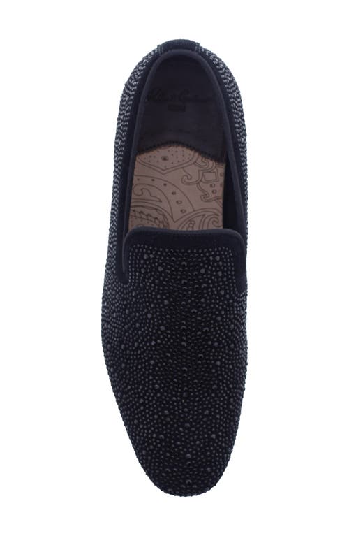 Robert Graham Ansel Smoking Slipper In Black
