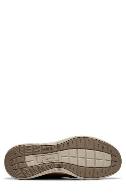 Clarks Collection Men's Motion Trek Ez Shoes In Dark Tan Leather