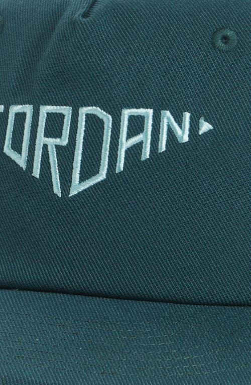 Shop Jordan Pro Unstructured Snapback Baseball Cap In Oxidized Green/light Dew