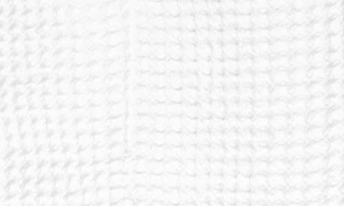 Boll & Branch Organic Cotton Waffle Robe In White/shore