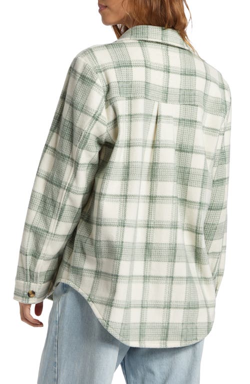 Billabong Forge Fleece Shirt Jacket In Tree Hugger