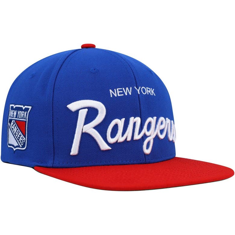 Mitchell & Ness Rangers Vintage Off-White Snapback Hat