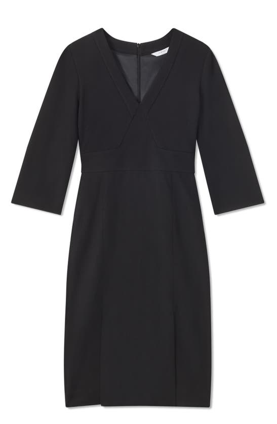 Shop Lk Bennett Sky Sheath Dress In Black