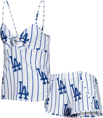 Women's Concepts Sport White Los Angeles Dodgers Gable Knit Tank Size: Large