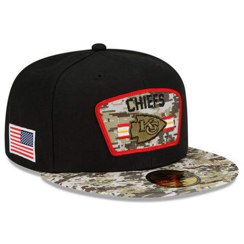 New Era / Men's Kansas City Chiefs Sideline Training Camp 2022 Camouflage  39Thirty Stretch Fit Hat