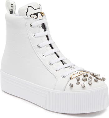 Karl lagerfeld high top tops