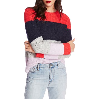 Court & Rowe Colorblock Sweater, Red