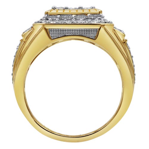 LUVMYJEWELRY LUVMYJEWELRY BIGG BOSS 14K YELLOW GOLD DIAMOND MEN STATEMENT RING