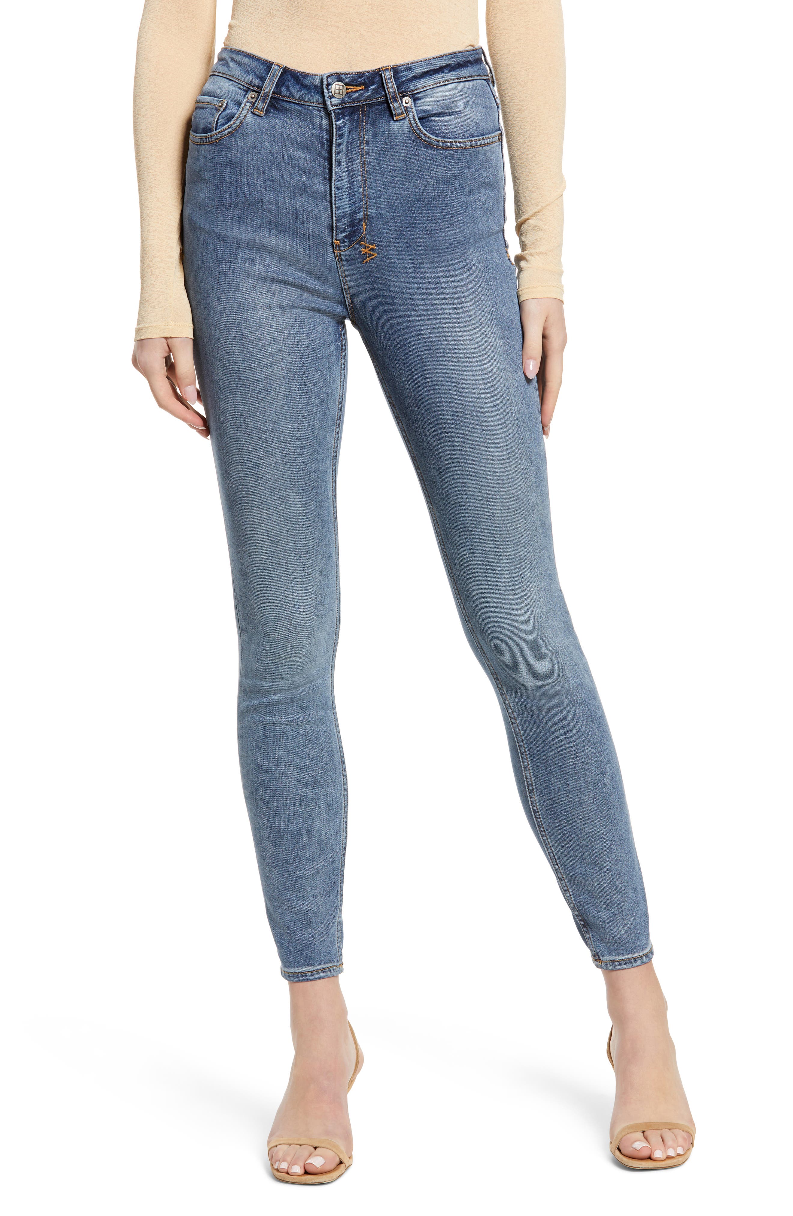 Ksubi High Waist Super Skinny Jeans in Denim at Nordstrom, Size 26
