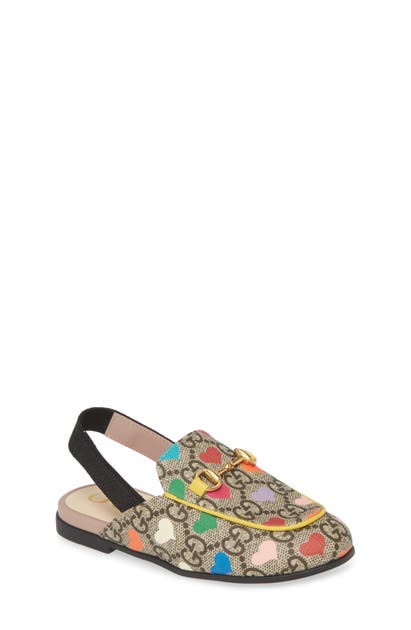 GUCCI PRINCETOWN GG HEARTS LOAFER MULE,508809HYT008462