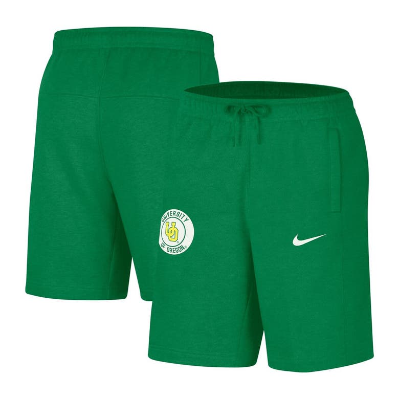 Shop Nike Green Oregon Ducks Logo Shorts