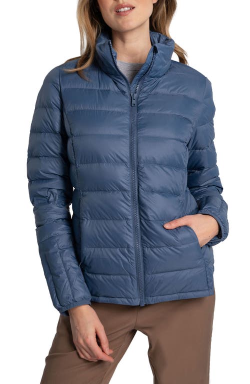 Emeline Water Repellent 550 Fill Power Down Puffer Jacket in Ironstone