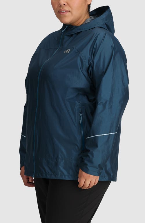 Shop Outdoor Research Helium Rain Ultralight Jacket In Harbor