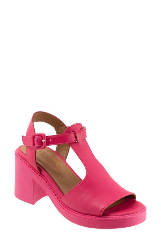 Bueno Mckenzie Platform Sandal In Pink