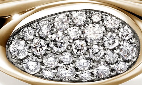 John Hardy Small Pebble Ring, Gold, Diamonds In Gold
