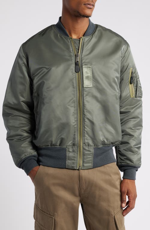 Shop Alpha Industries 1960s Ma-1 Flight Jacket In Field Gray