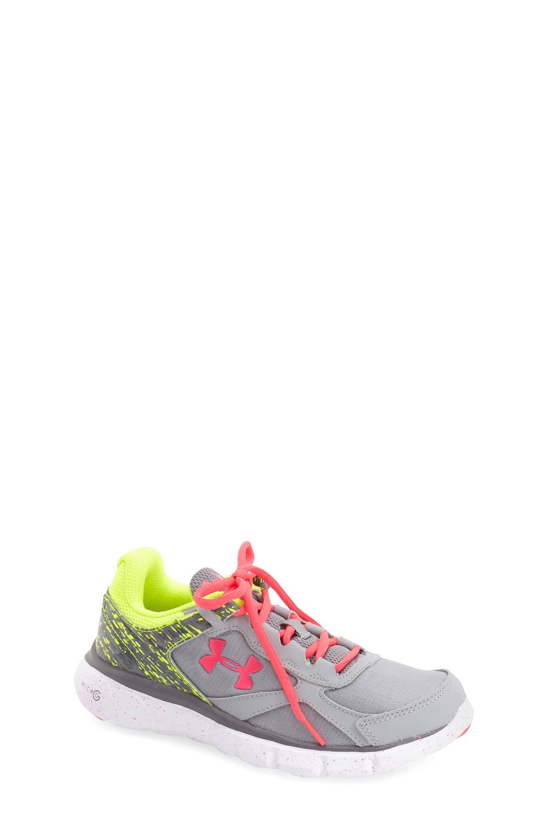 Under Armour 'Micro G® Velocity' Athletic Shoe (Big Kid) Nordstrom