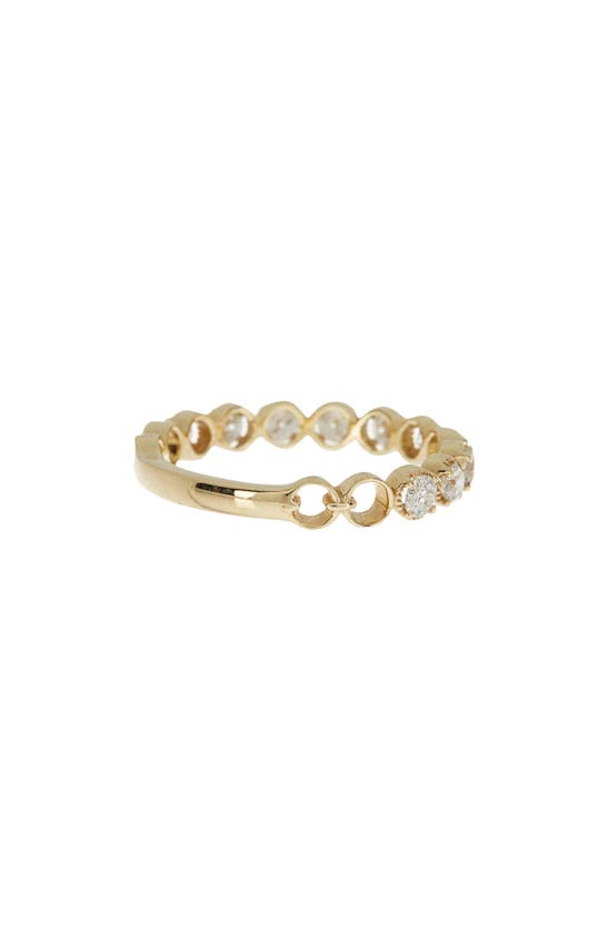 Shop Meira T Diamond Eternity Band Ring In Yellow Gold