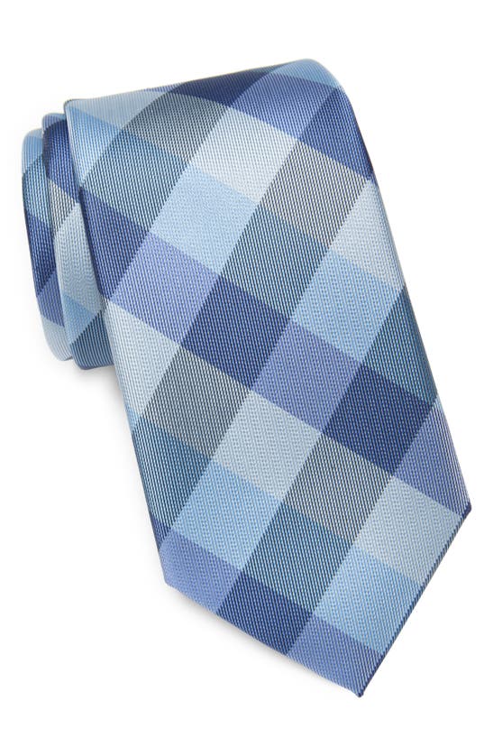 Tommy Hilfiger Tartan Grid Tie In Navy/ Blue