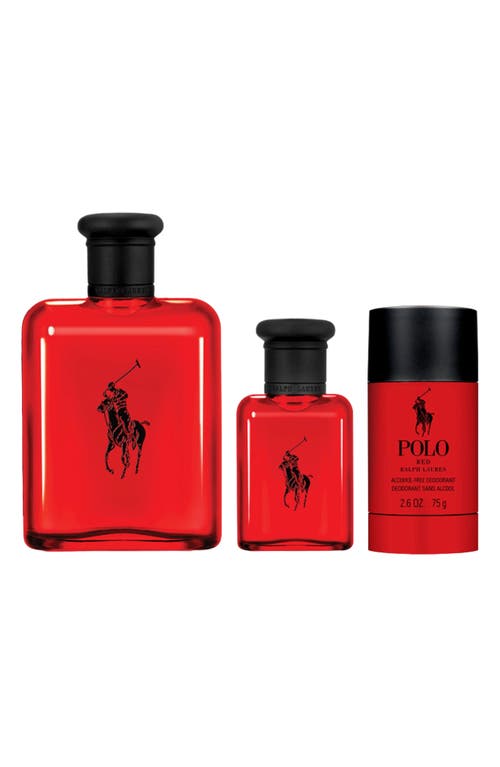 Shop Ralph Lauren Polo Red Eau De Toilette Set (limited Edition) $190 Value In No Color