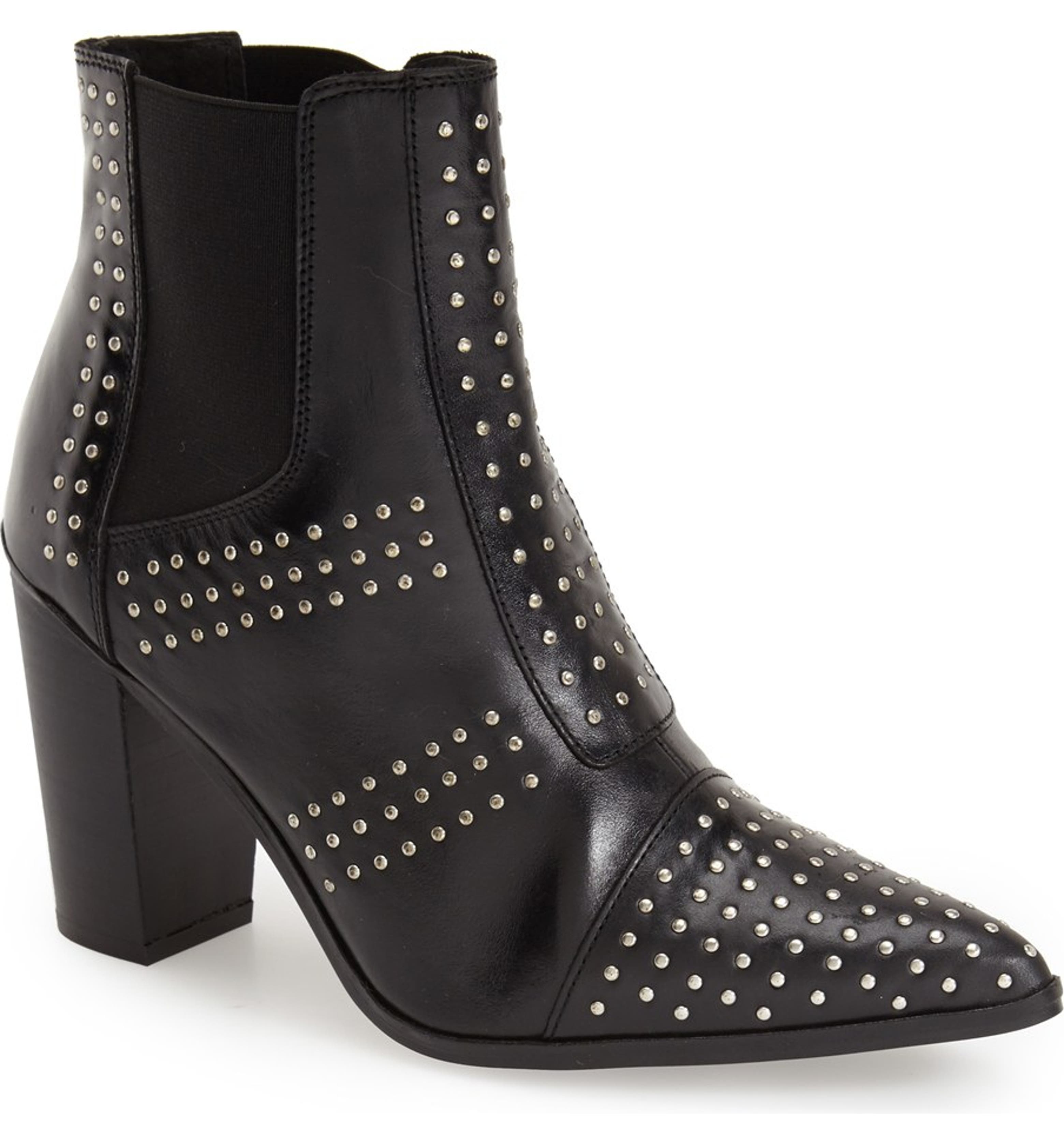 Topshop Studded Pointy Toe Boot (Women) | Nordstrom