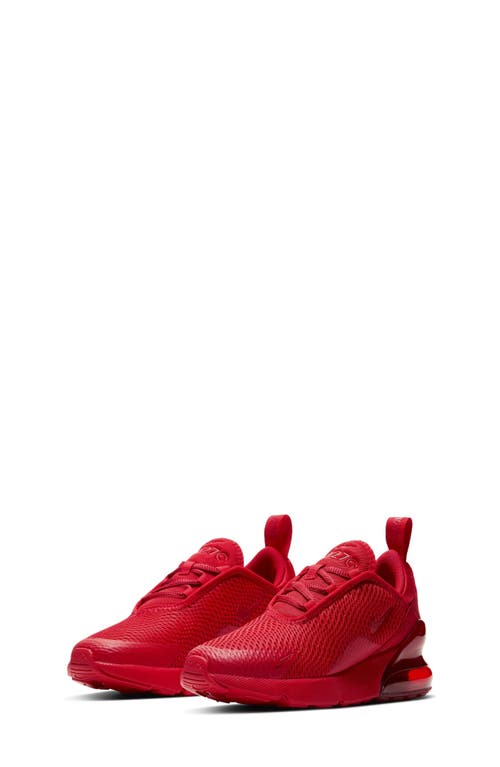 Nike Kids' Air Max 270 Sneaker In Red
