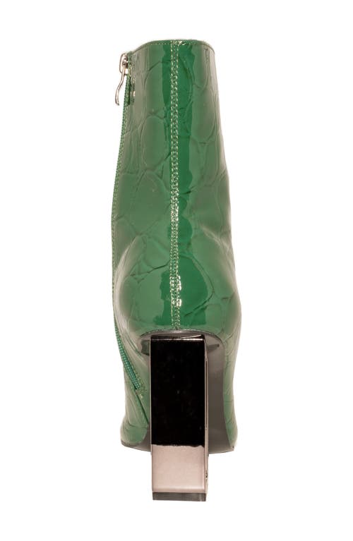 Ninety Union Palladium Square Toe Boot In Green