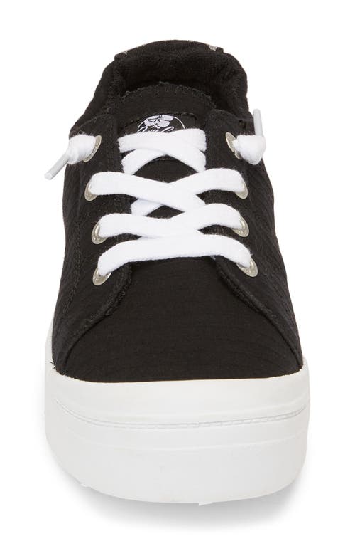 Shop Roxy Bayshore Platform Sneaker In Black