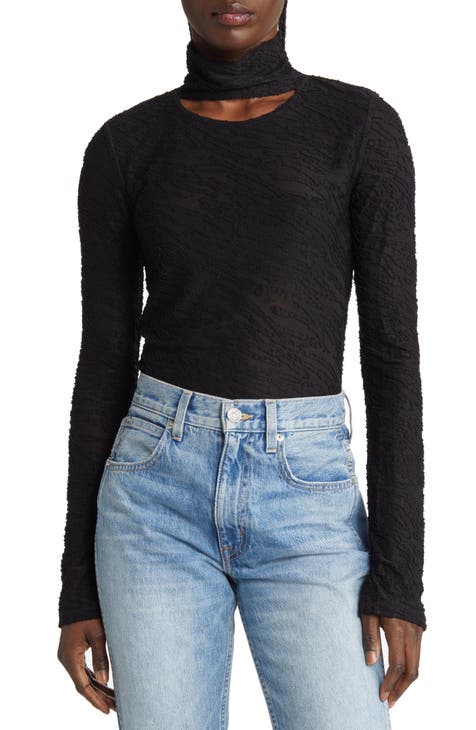 Moon River Wave Square Neck Black Mini main image 0