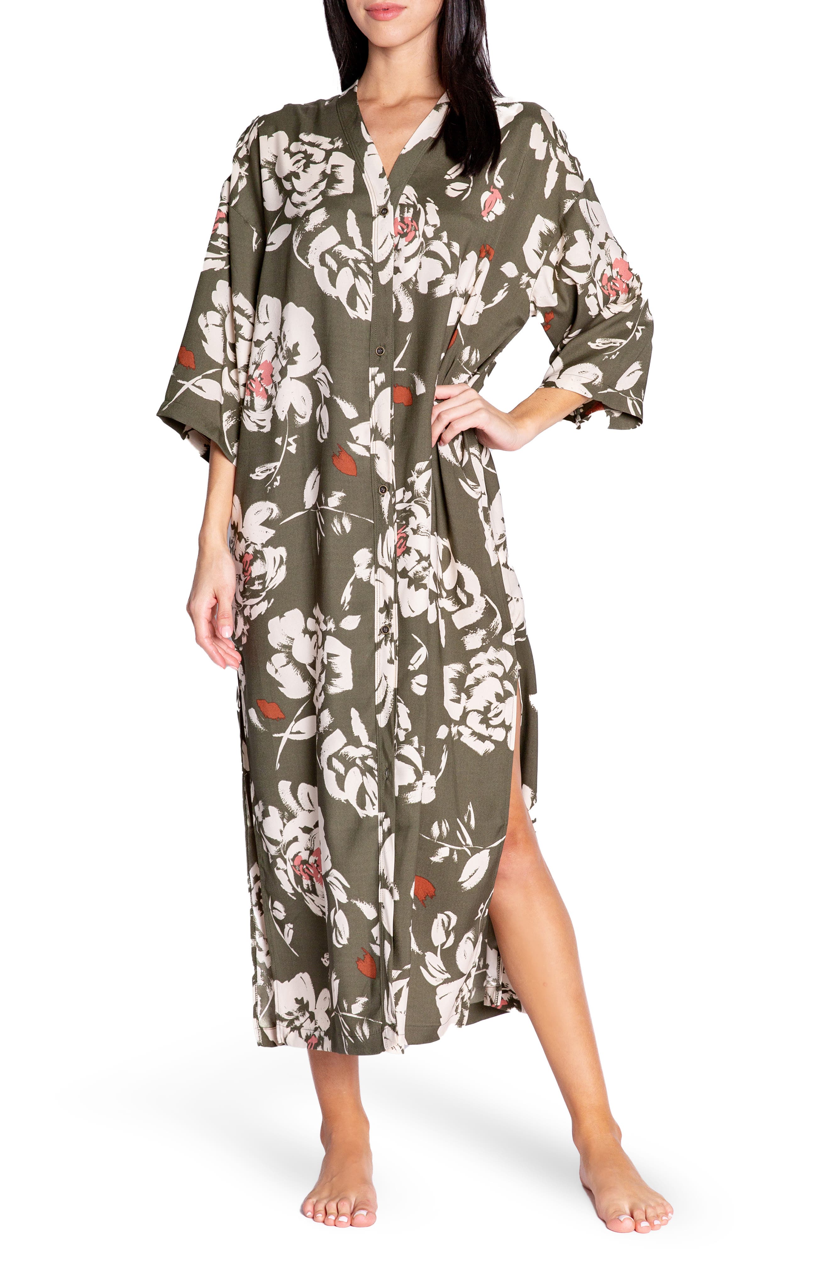 satin duster robe