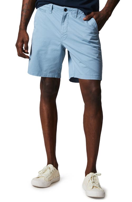 Billy Reid Men's Cotton Blend Chino Shorts in Denim Blue