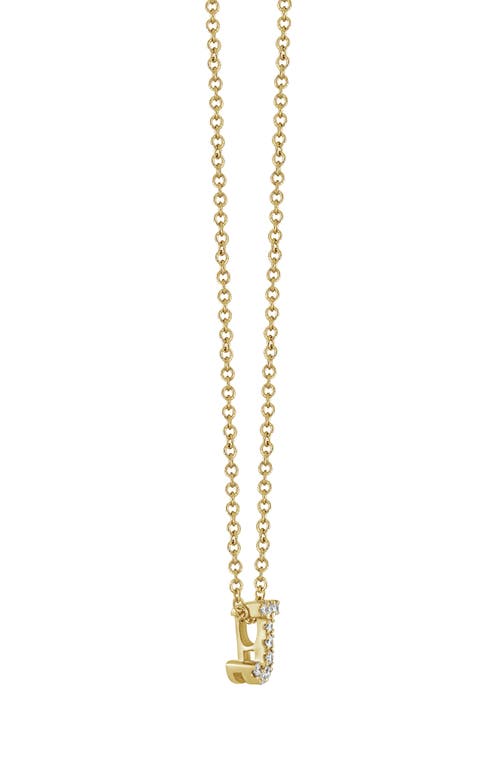 BONY LEVY BONY LEVY 18K GOLD PAVÉ DIAMOND INITIAL PENDANT NECKLACE