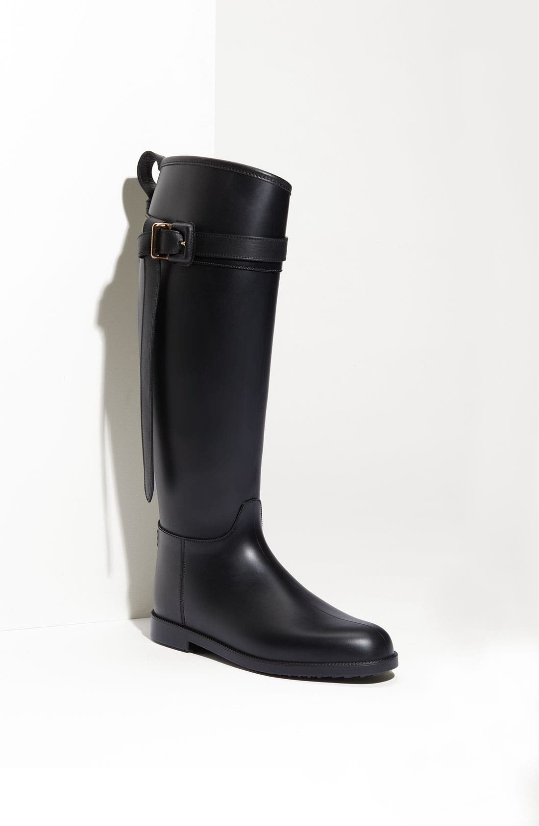 burberry rubber riding boot