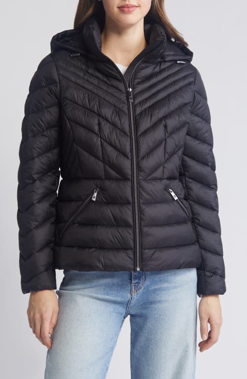 Michael Kors Water Repellent Hooded Packable Puffer Coat at Nordstrom,