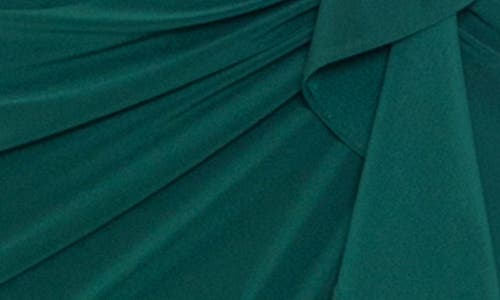 Betsy & Adam Petite Scoop-neck 3/4-sleeve Sheath Dress In Pine