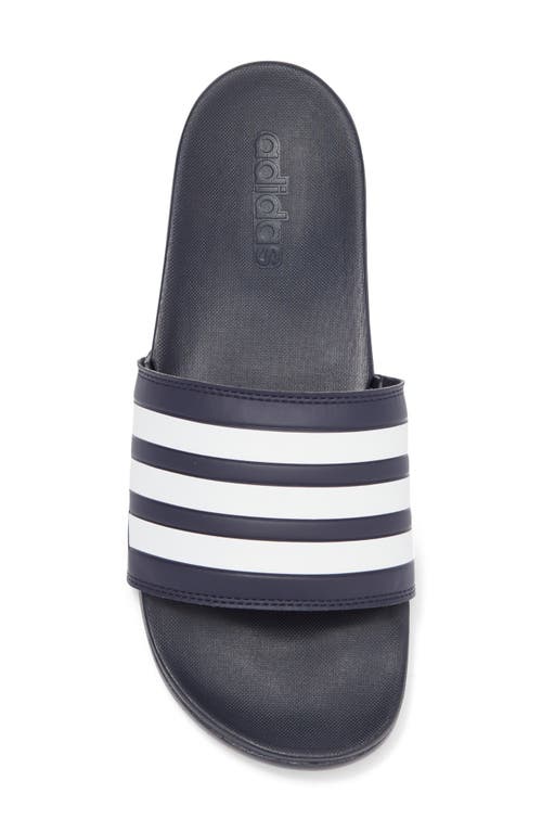 Shop Adidas Originals Adidas Gender Inclusive Adilette Comfort Sport Slide Sandal In Blue/white