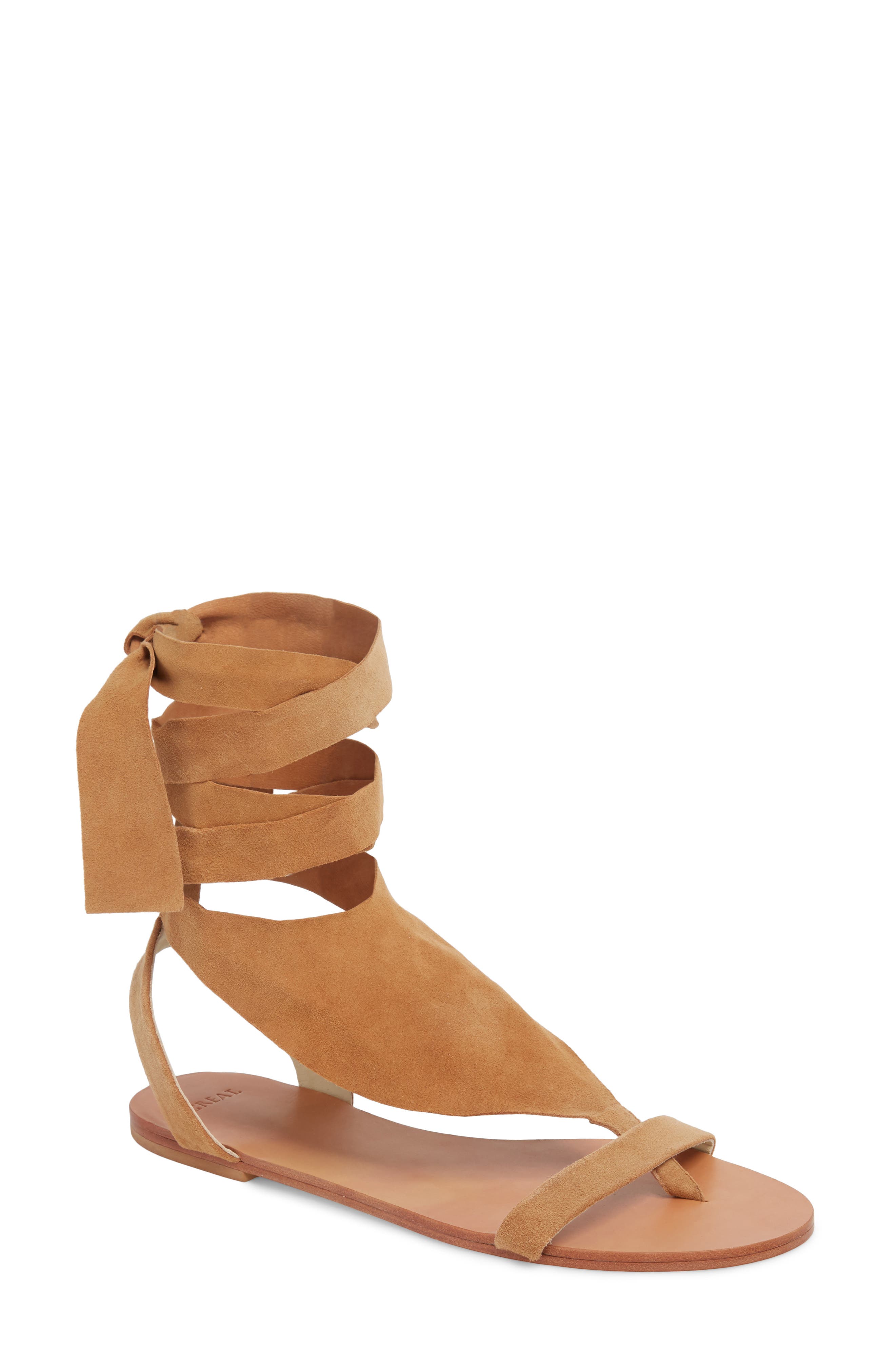 The Great. Scarf Tie Sandal