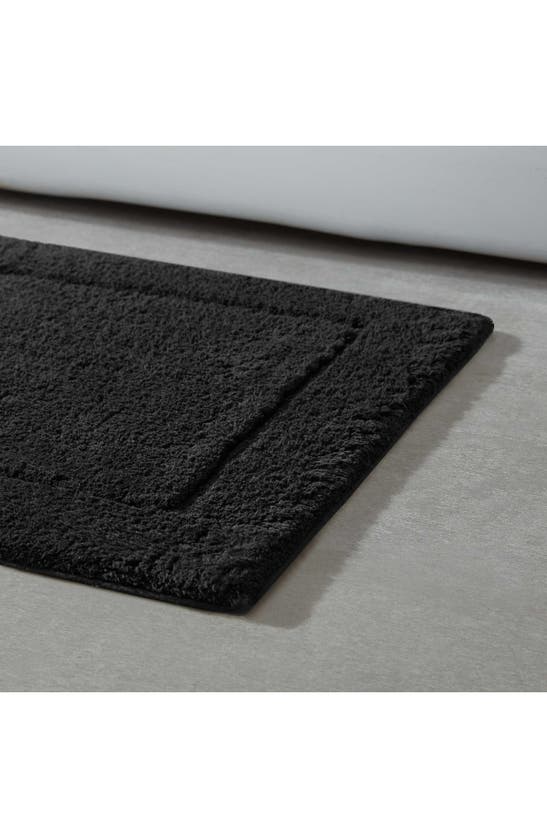 Shop Calvin Klein Essence 2-piece Tufted Bath Mat Set In Black