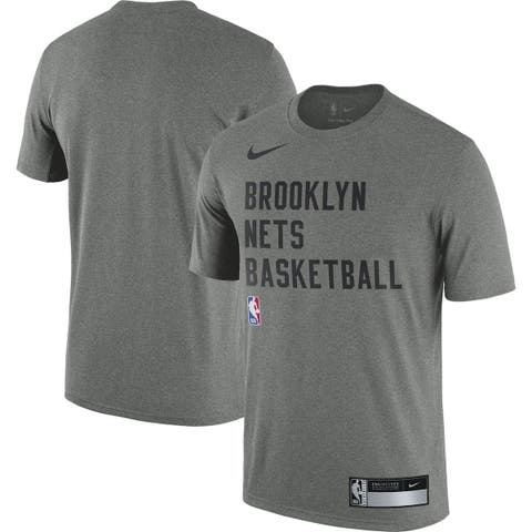 Brooklyn Nets Nike License Plate T-Shirt - White - Mens