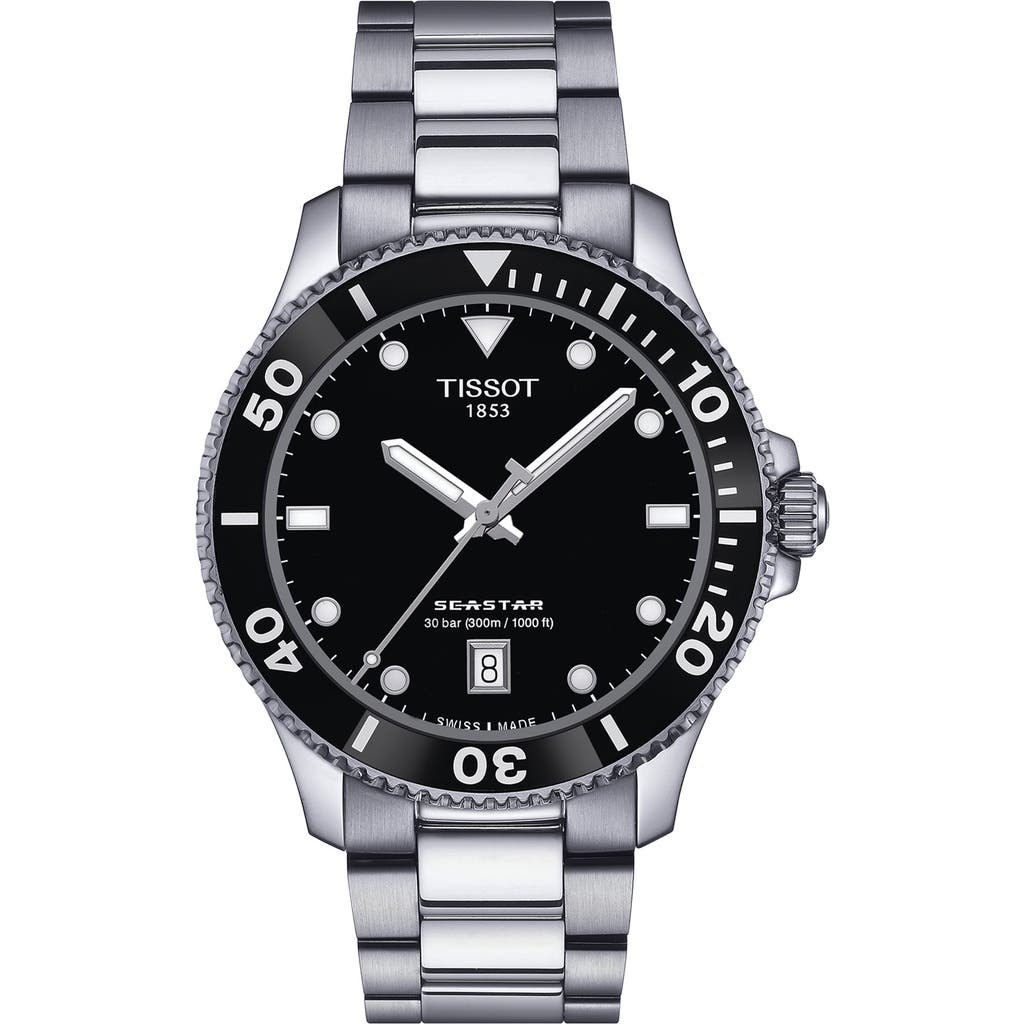 Tissot Seastar 1000 Bracelet Watch, 40mm In Metallic