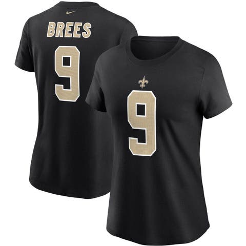 Men's Nike Drew Brees Black Purdue Boilermakers College Name & Number T- Shirt