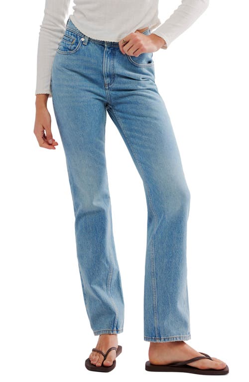 Shop Free People Xena Slim Fit Jeans In Union Blue