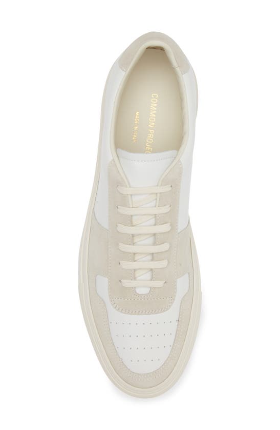 Shop Common Projects Bball Duo Sneaker In Off White