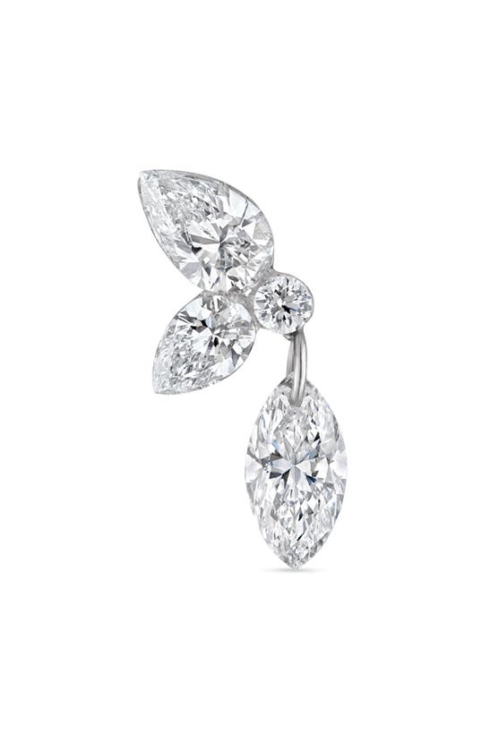 MARIA TASH MARIA TASH GRAND DIAMOND ECHO SINGLE THREADED STUD EARRING