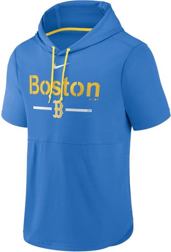Nike Men's Nike Blue Boston Red Sox City Connect Short Sleeve Pullover  Hoodie