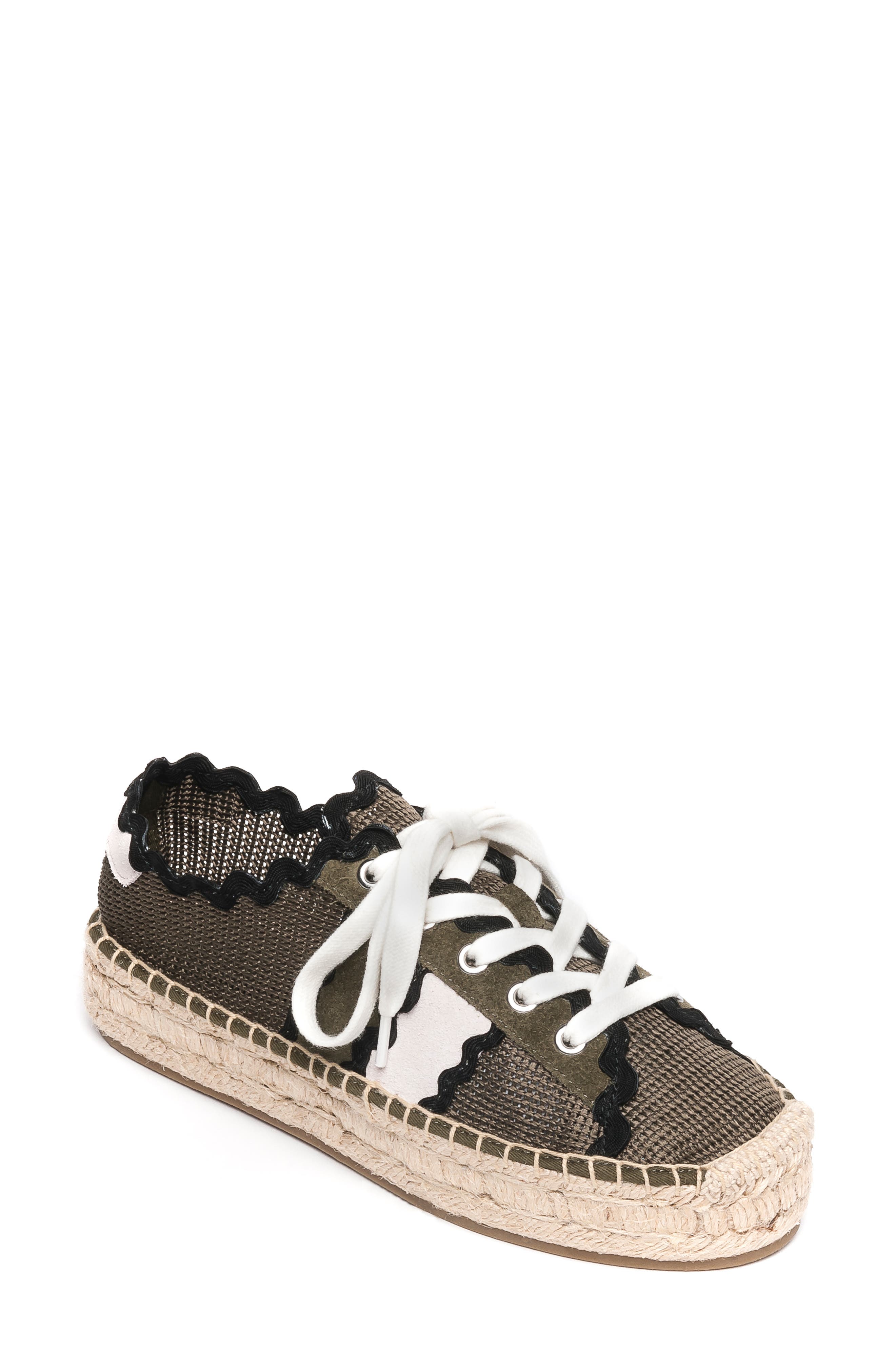 Bernardo Vale Espadrille Sneaker, Green