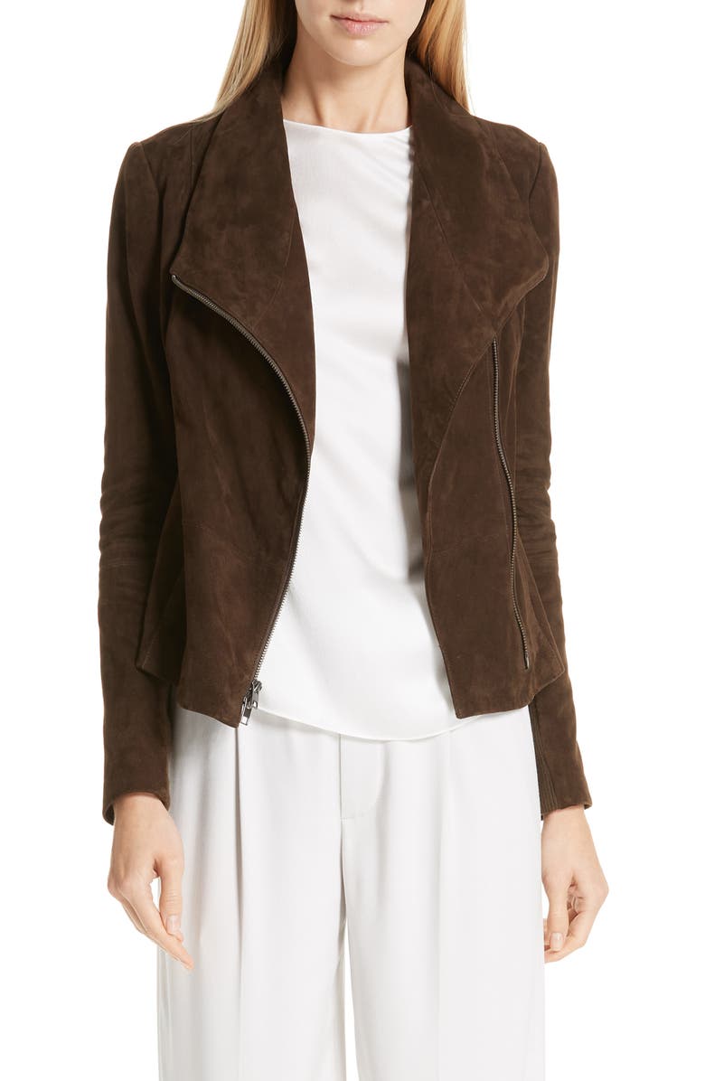 Suede Scuba Jacket