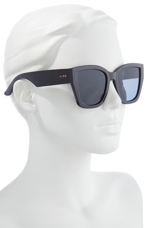 Shop Aire Haedus 53mm Gradient Square Sunglasses In Black/smoke Mono