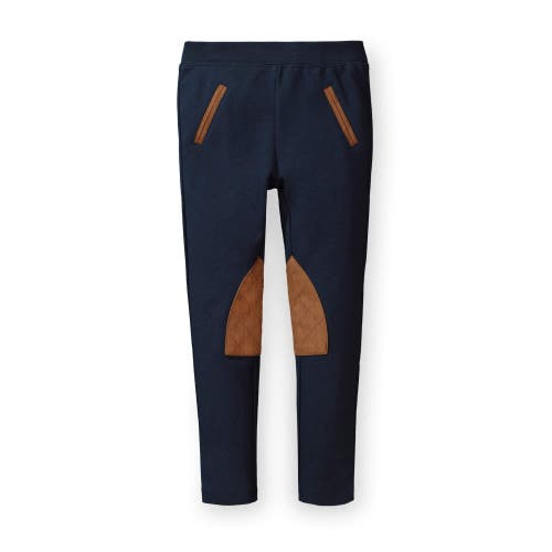 Hope & Henry Babies'  Girls' Ponte Riding Pant, Infant In Navy