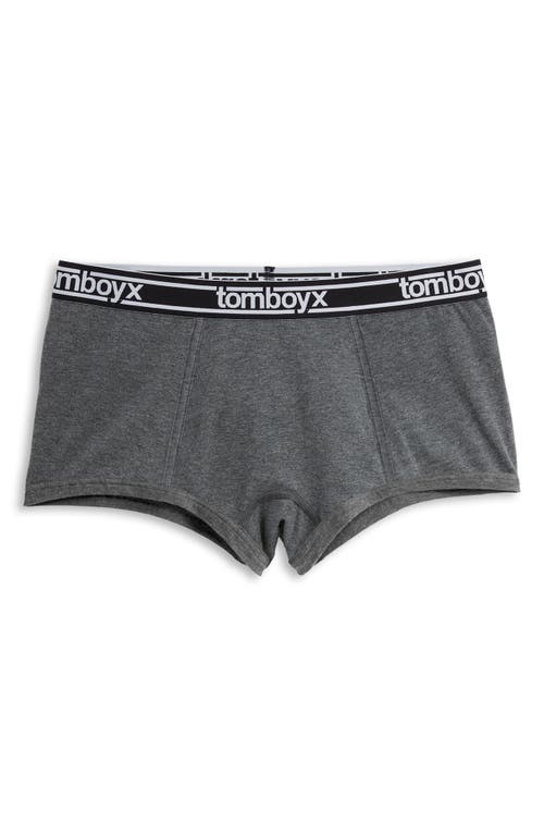 Shop Tomboyx Boyshorts In Charcoal Logo